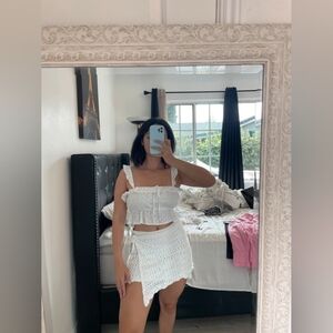 Forever 21 White Crop Top